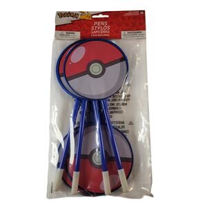 Pokemon Pokeball Party Favor Pens 8ct Officially Licensed Amscan New